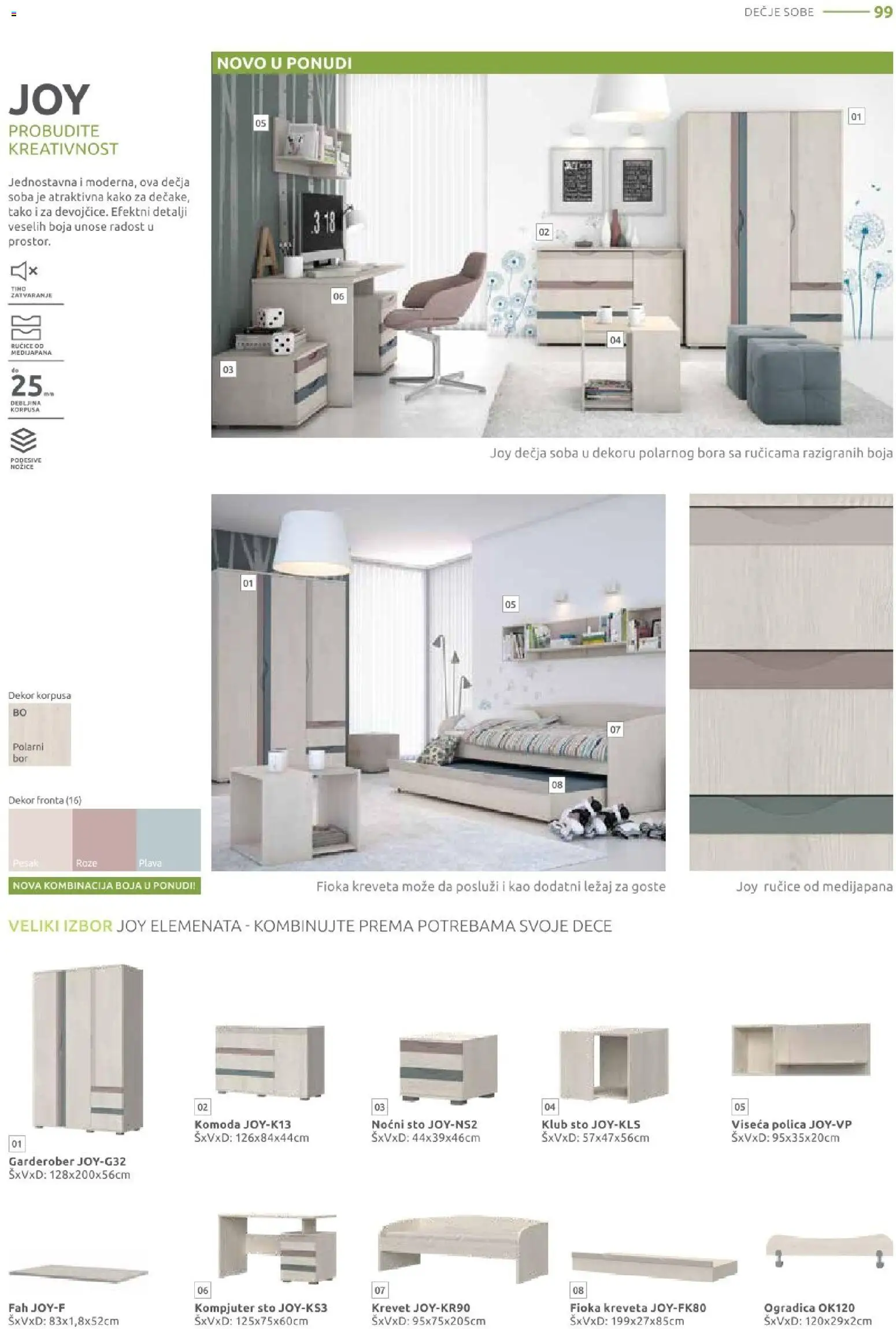 Jela katalog - važi od 09.03.2026 | Strana: 99 | Proizvode: Krevet, Polica, Sto, Kompjuter