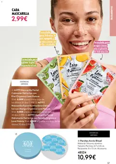 Vista previa Oriflame - Catálogo Campaña 16 válido desde el 19.11.2025 | Página: 117 | Productos: Mascarilla facial, Kiwi, Ρούτερ, Sandía