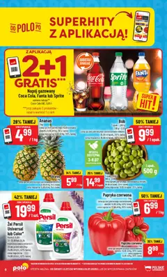 POLOmarket Gazetka od 02.07.2025 | Strona: 8 | Produkty: Persil, Bób, Papryka czerwona, Ananas