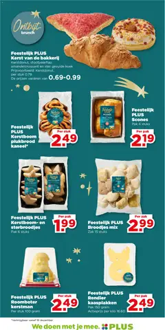 Plus - Folder week 51 - Voorbeeld van een folder van Plus, geldig van 17.12.2025 | Pagina: 34 | Producten: Roomboter, Rozijnen, Bakkerij, Kaneel