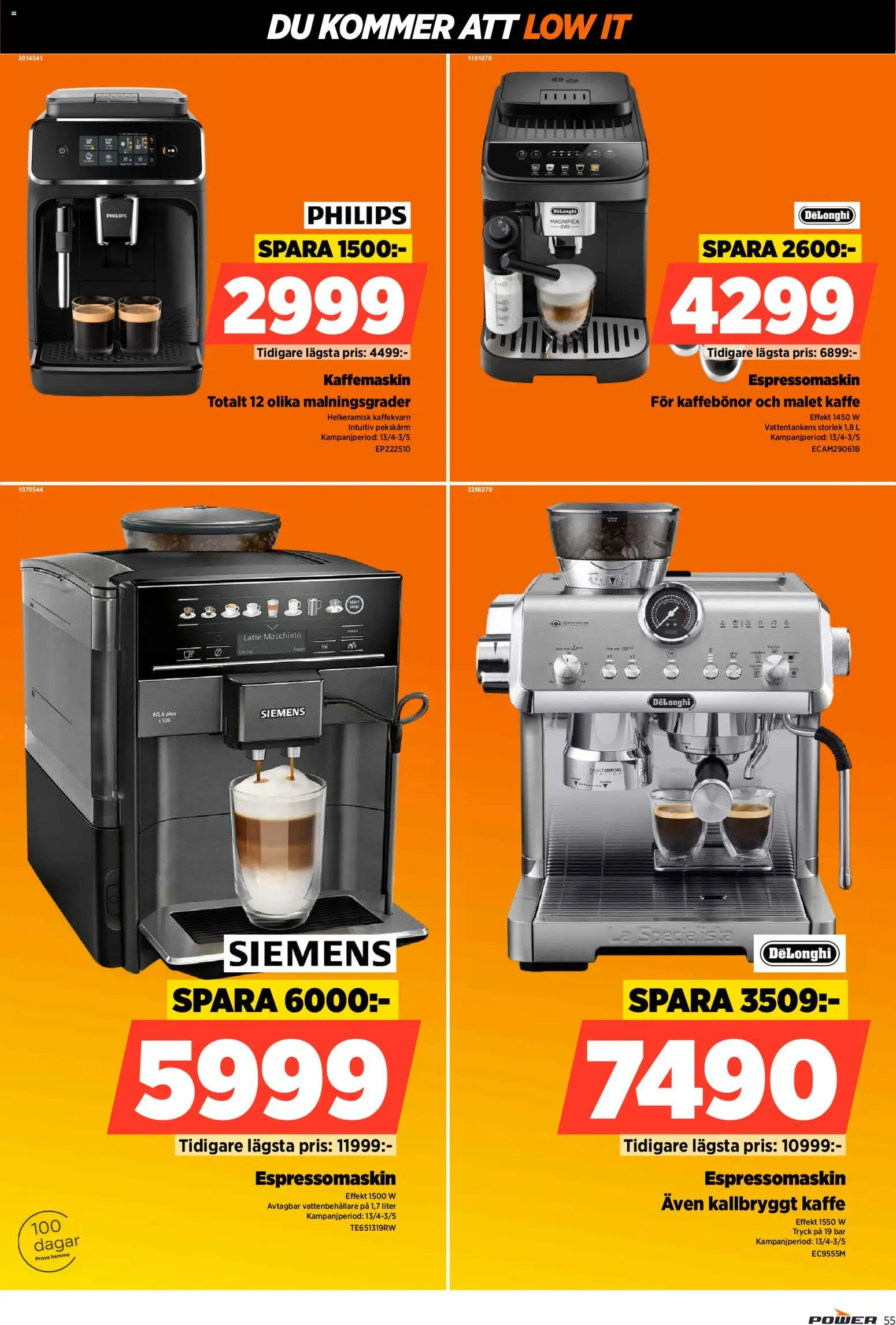 Power reklamblad aktuell från 27.04.2026 | Sida: 55 | Produkter: Kaffe