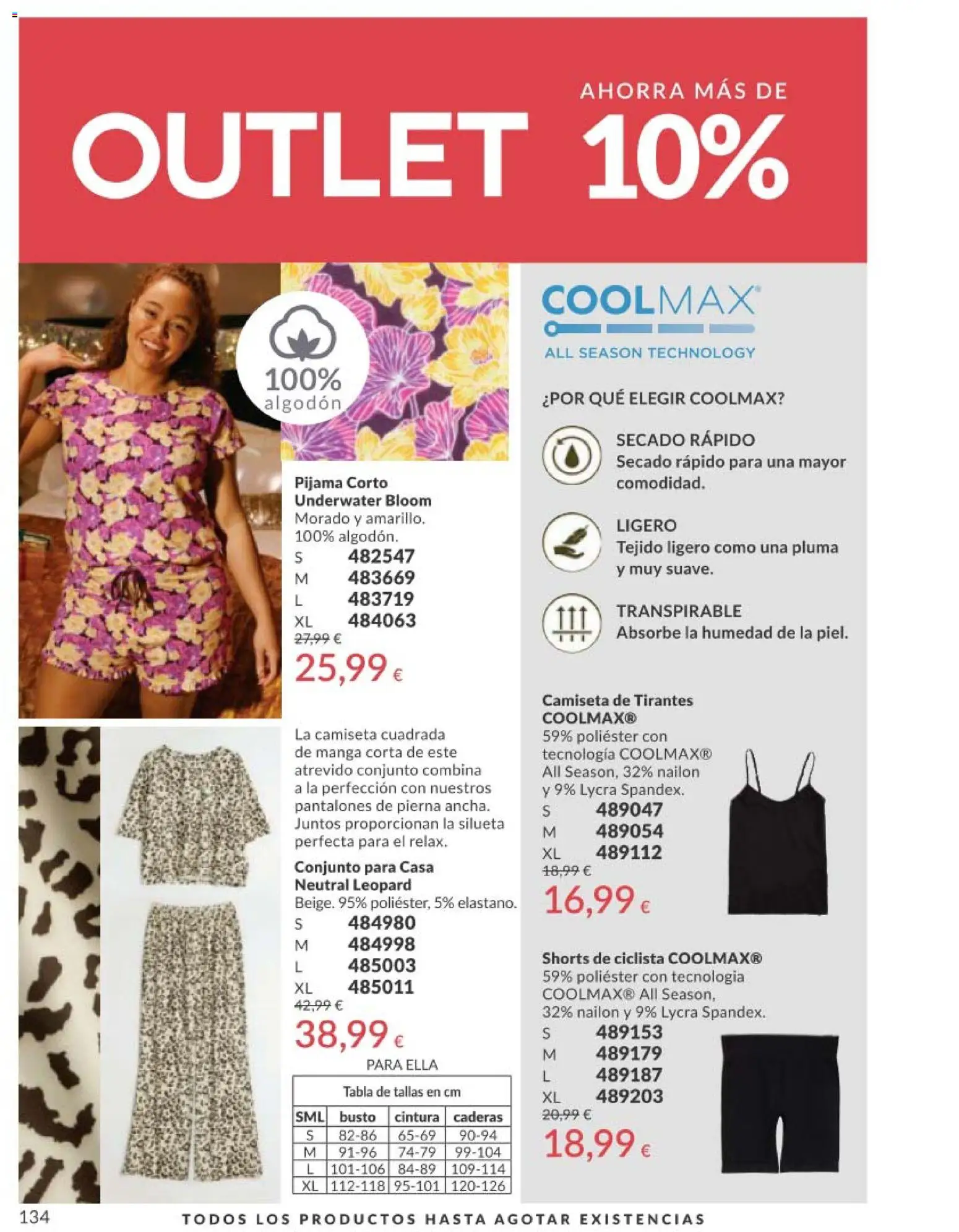 Catálogo AVON campaña 5 │ válido desde el 01.05.2026 | Página: 134 | Productos: Pantalones, Pijama