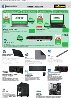 Anteprima del volantino Volantino Wellcome	 valido a partire dal 23.12.2025 | Pagina: 11 | Prodotti: Notebook, Tè, PC, Tastiera