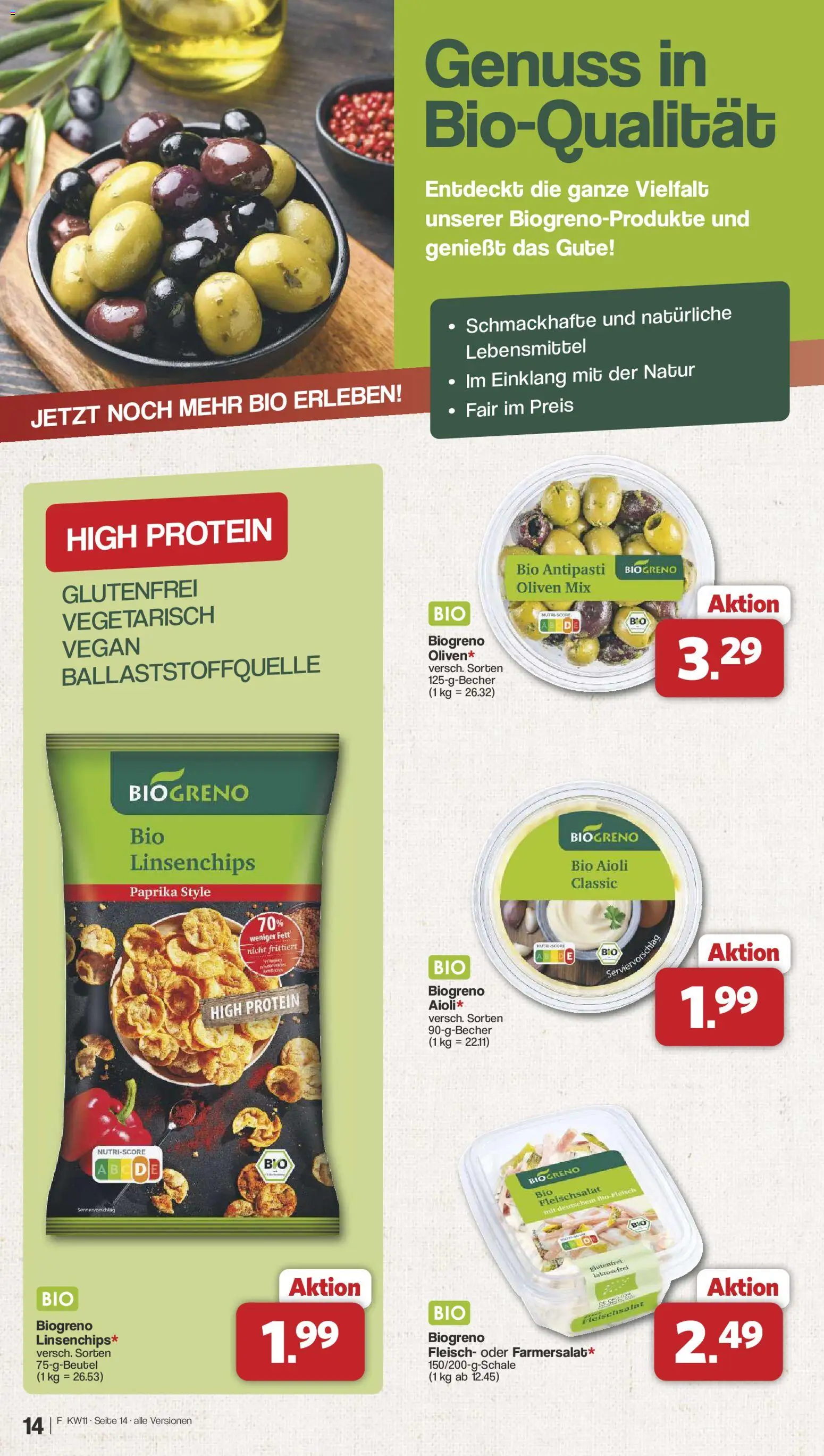 Famila Nordwest Prospekt 	 – gültig ab 09.03.2026 | Seite: 16 | Produkte: Paprika, Fleisch