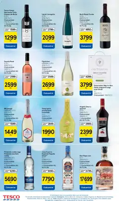 Tesco Hipermarket - Akciós újság  - amely érvényes a következő dátumtól: 05.02.2026 | Oldal: 26 | Termékek: Krémlikőr, Pezsgő, Bor, Vodka