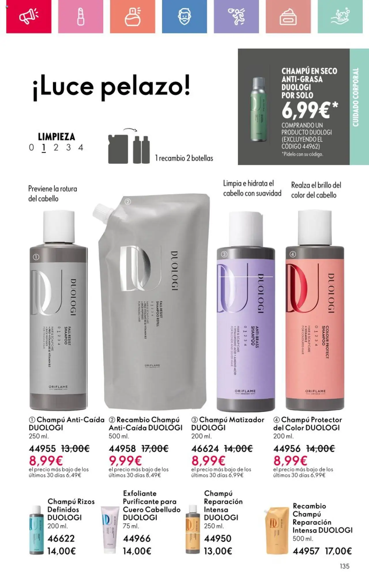 Oriflame - Catálogo Campaña 9 │ válido desde el 22.06.2025 | Página: 135 | Productos: Champú, Γαύρος