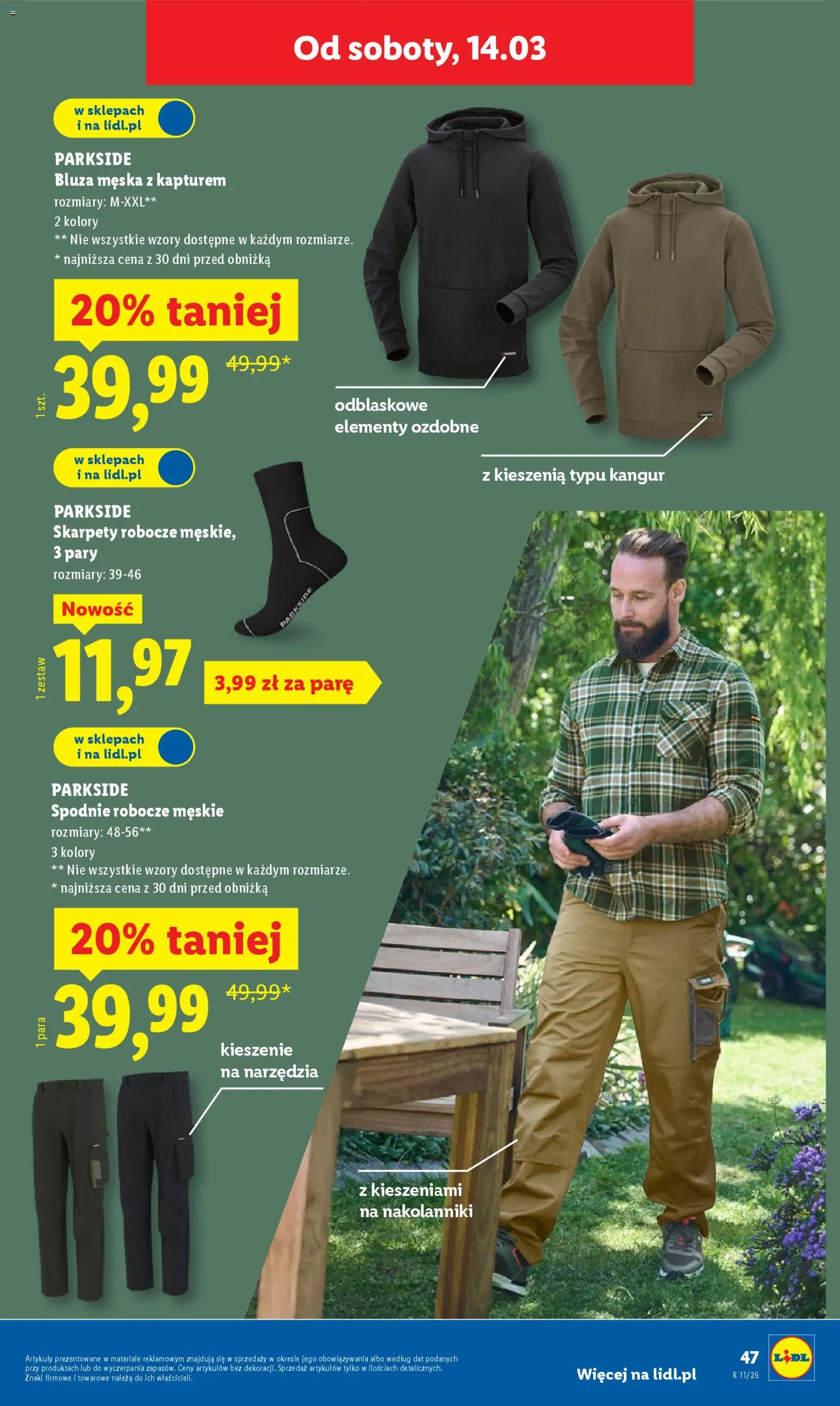 Lidl Katalog od 09.03.2026 | Strona: 57 | Produkty: Spodnie, Skarpety