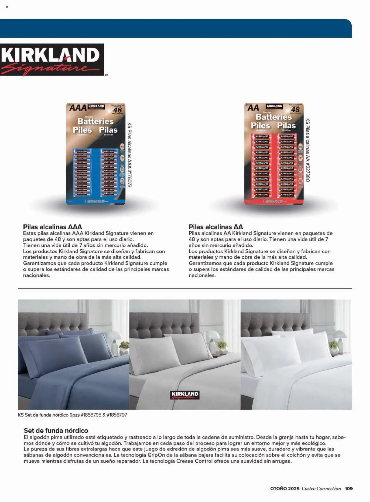 Costco catálogo │ válido desde el 29.09.2025 | Página: 109 | Productos: Edredón, Colchon, Funda