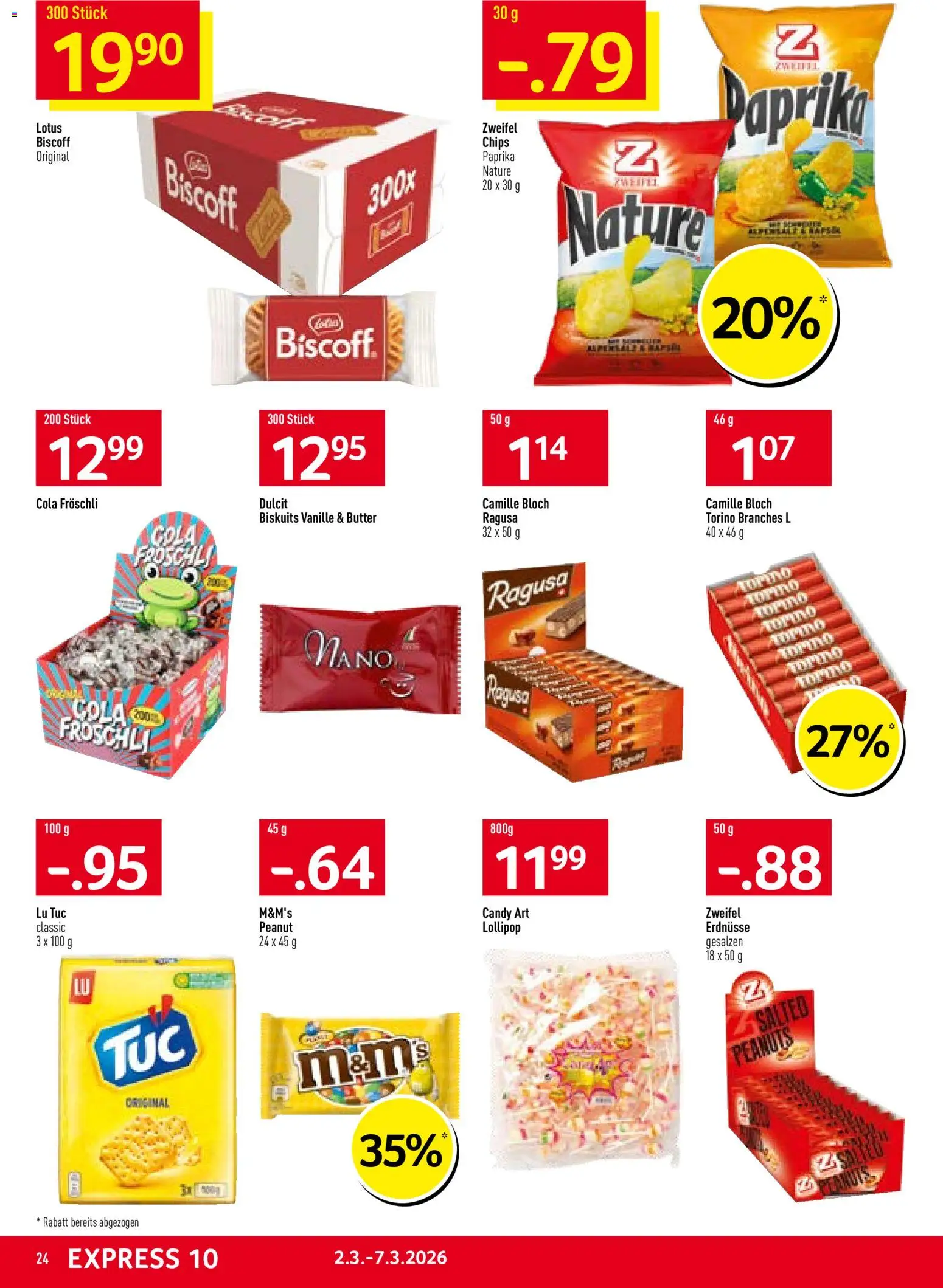 Prodega Aktionen – gültig ab 02.03.2026 | Seite: 24 | Produkte: Erdnüsse, Butter, Chips