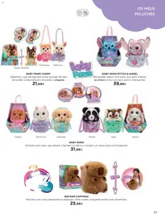 Pré-visualização El Corte Ingles folheto válido de 11.11.2025 | Página: 77 | Produtos: Peluches