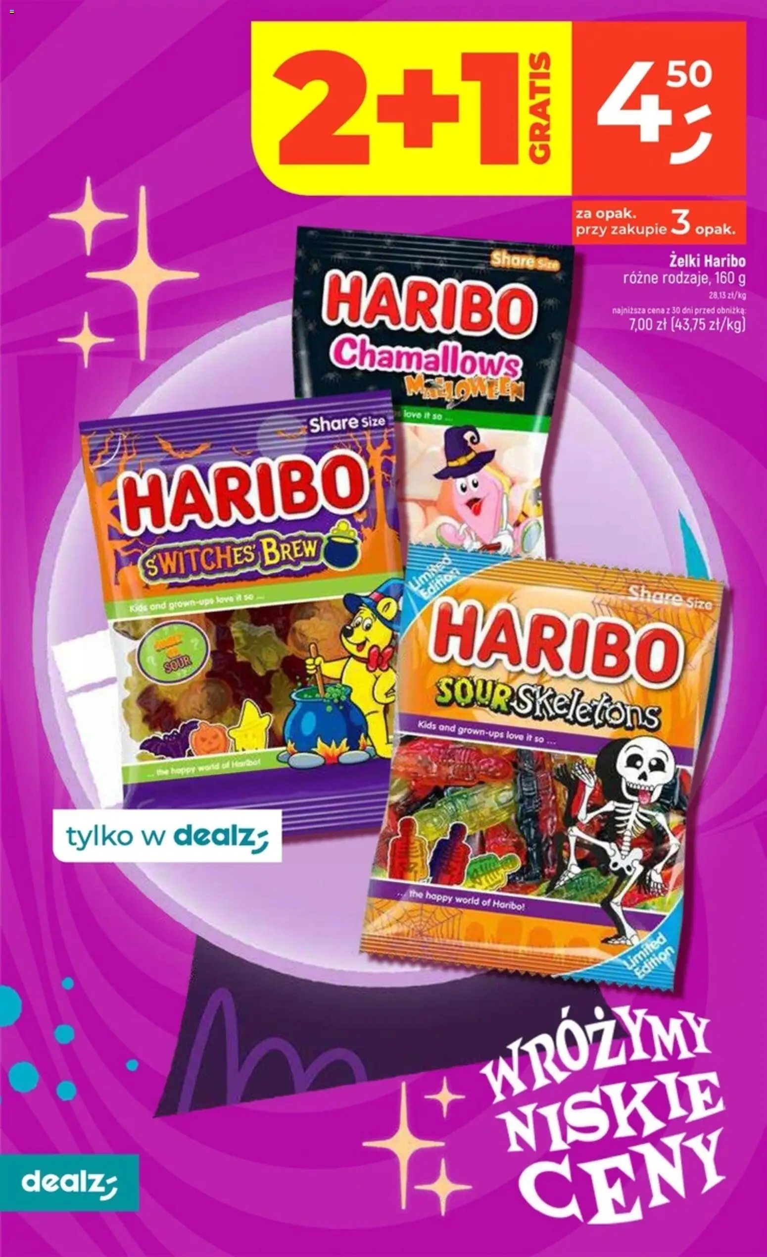 Dealz Gazetka od 23.10.2025 | Strona: 12 | Produkty: Żelki haribo, Żelki