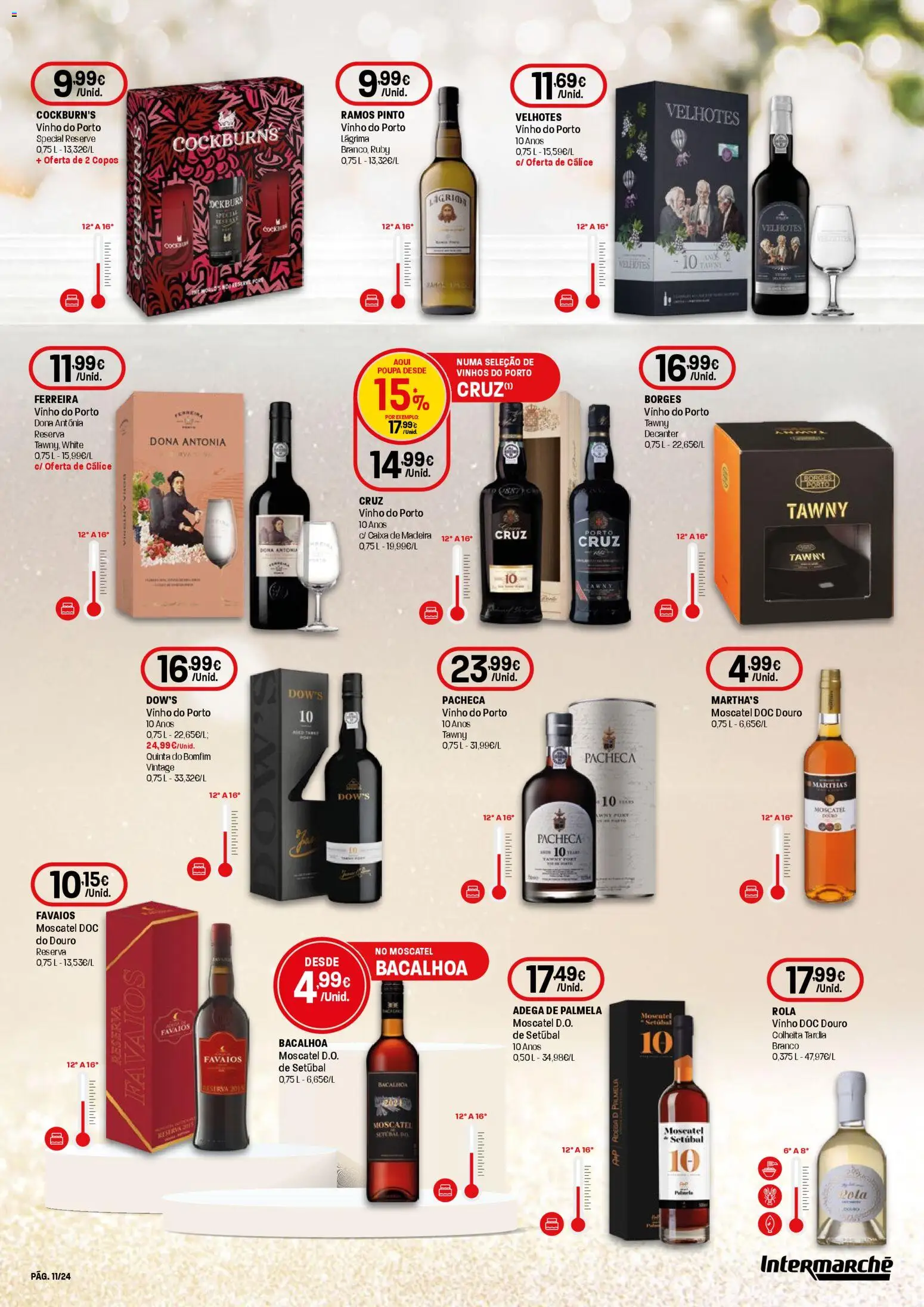 Intermarché - Presentes de Natal Super │ válido de 13.11.2025 | Página: 11 | Produtos: Copos, Caixa, Vinho