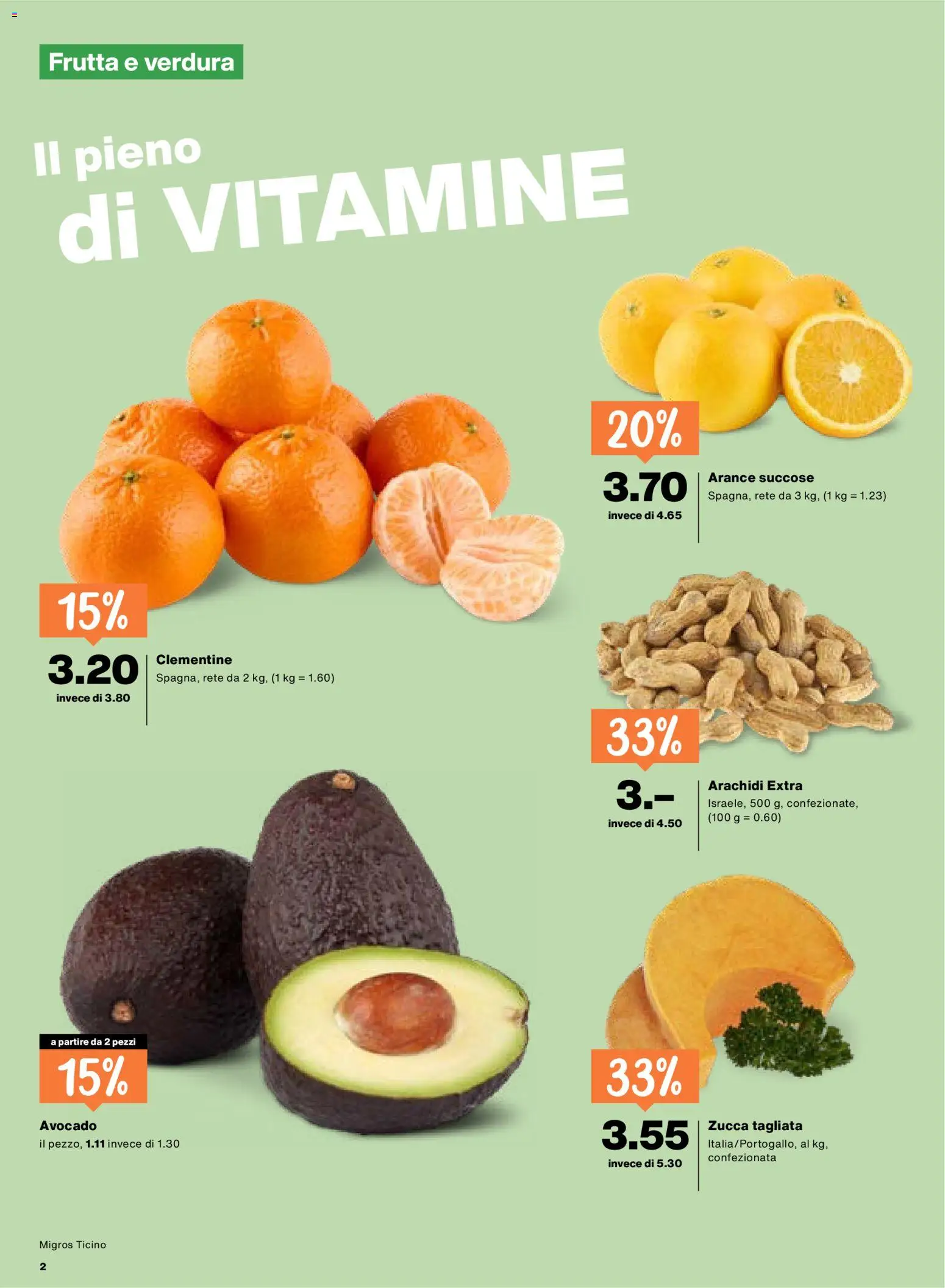 Migros Aktionen IT – gültig ab 12.02.2026 | Seite: 2 | Produkte: Avocado