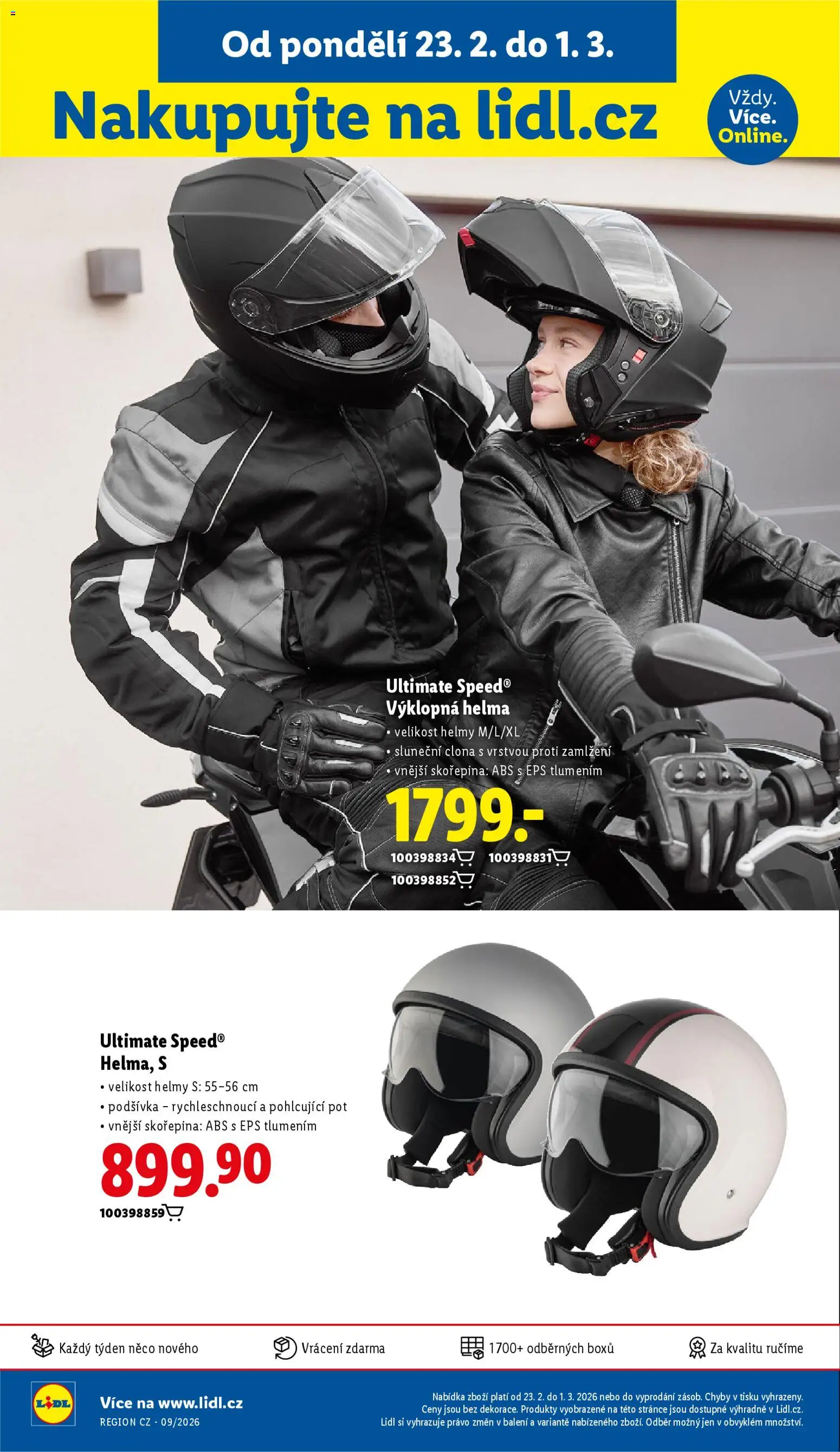 Lidl leták - Spotřební zboží od 23.02.2026 | Strana: 8 | Produkty: Helma