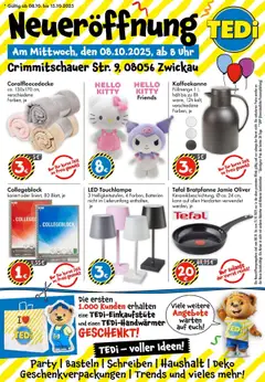 TEDi Neueröffnung in Zwickau ab 08.10.2025 gültig