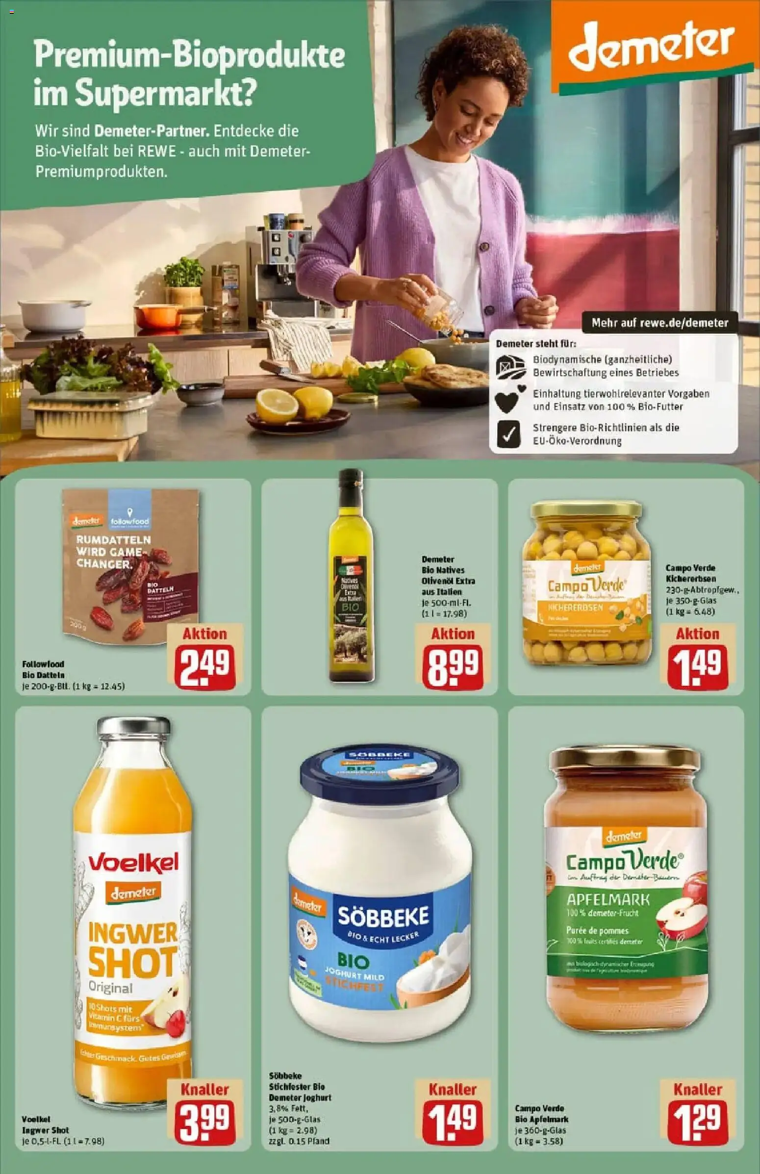 Rewe prospekt Trier / Ehrang	 – gültig ab 07.12.2025 | Seite: 23 | Produkte: Joghurt, Olivenol, Pommes, Apple