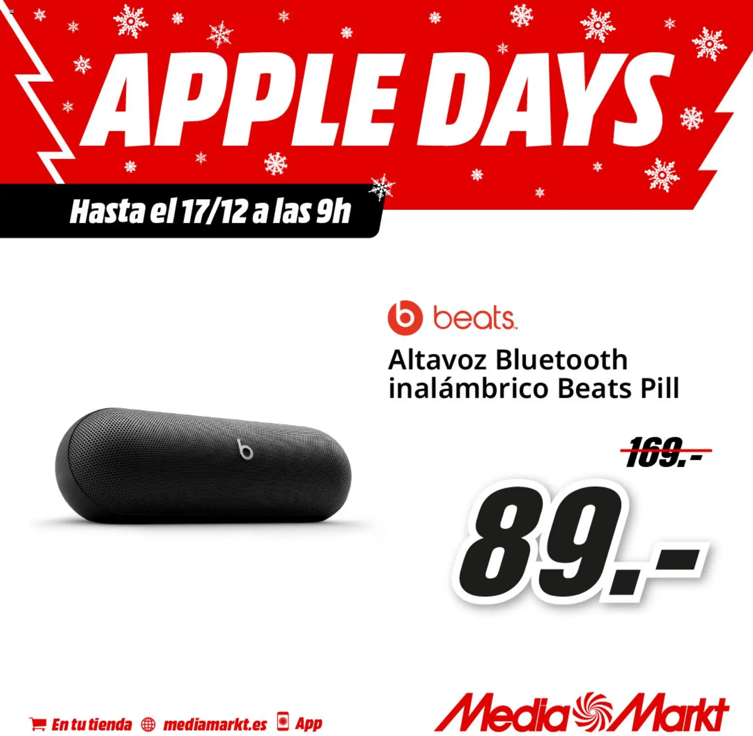 Media Markt folleto │ válido desde el 12.12.2025 | Página: 3 | Productos: Apple, Altavoz