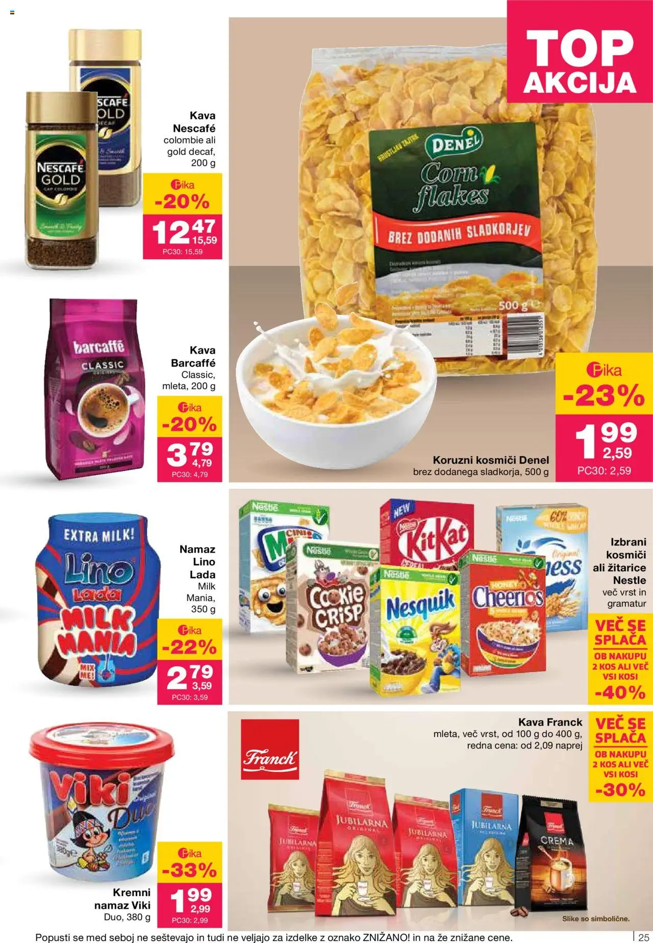 Mercator katalog │ velja od 12.06.2025 | Stran: 25 | Izdelki: Namaz, Kos, Kava, Kosmici