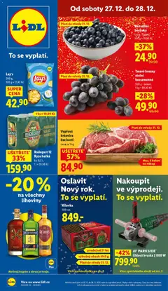 Náhled letáku Lidl leták od 27.12.2025