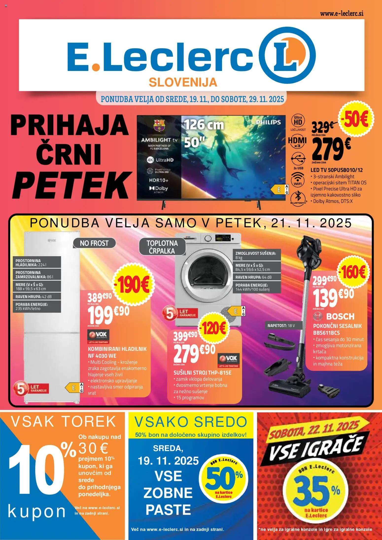 Novi E.leclerc katalog ponudbe – veljaven od 19.11.2025 | Stran: 1