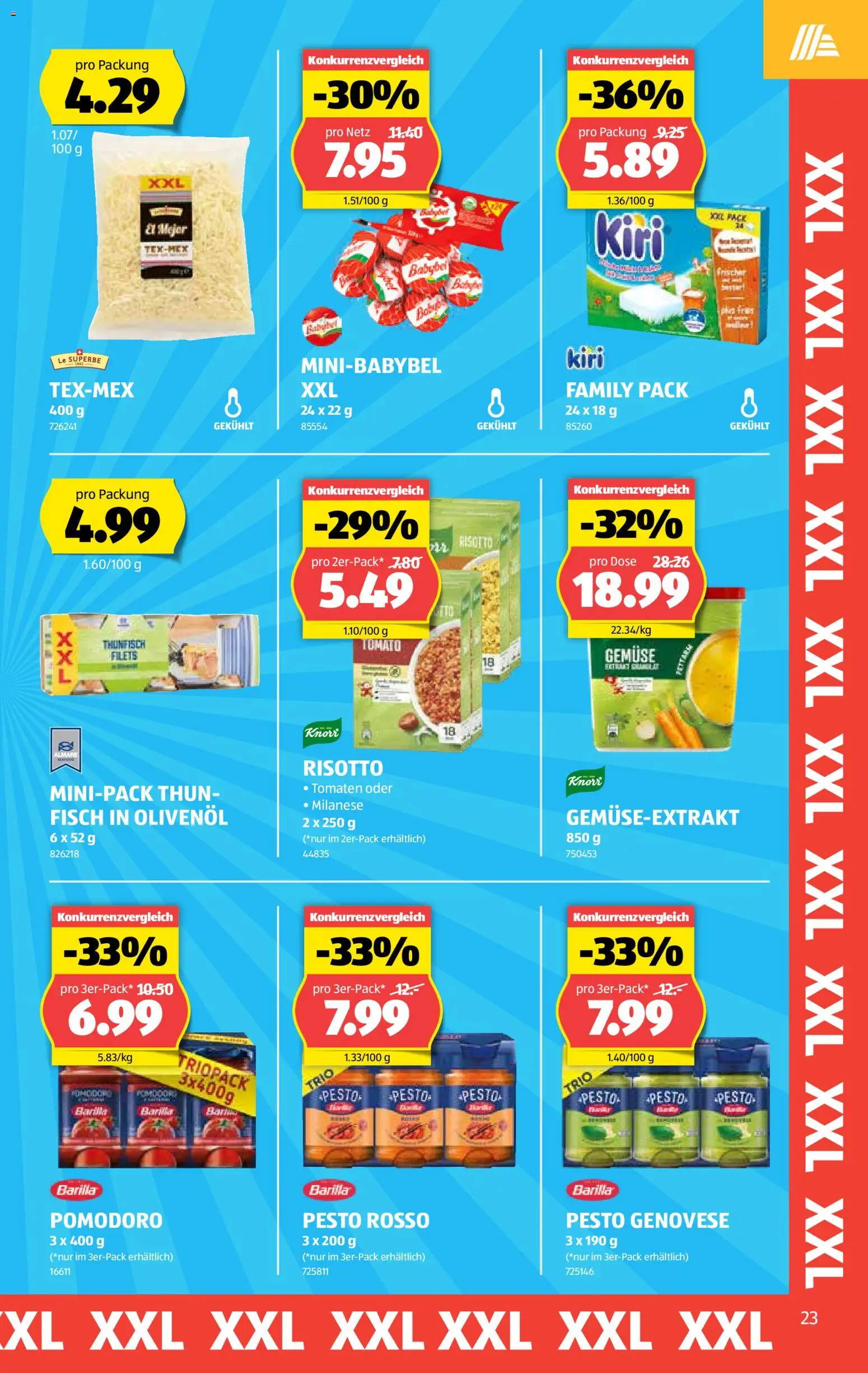 Aldi Aktionen – gültig ab 22.01.2026 | Seite: 24 | Produkte: Barilla, Tomaten, Fisch, Gemüse