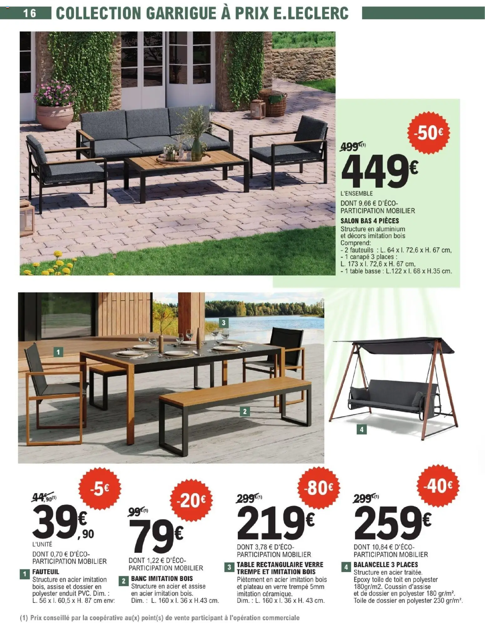 {H1} | Page: 16 | Produits: Plateau, Canapé, Fauteuil, Table