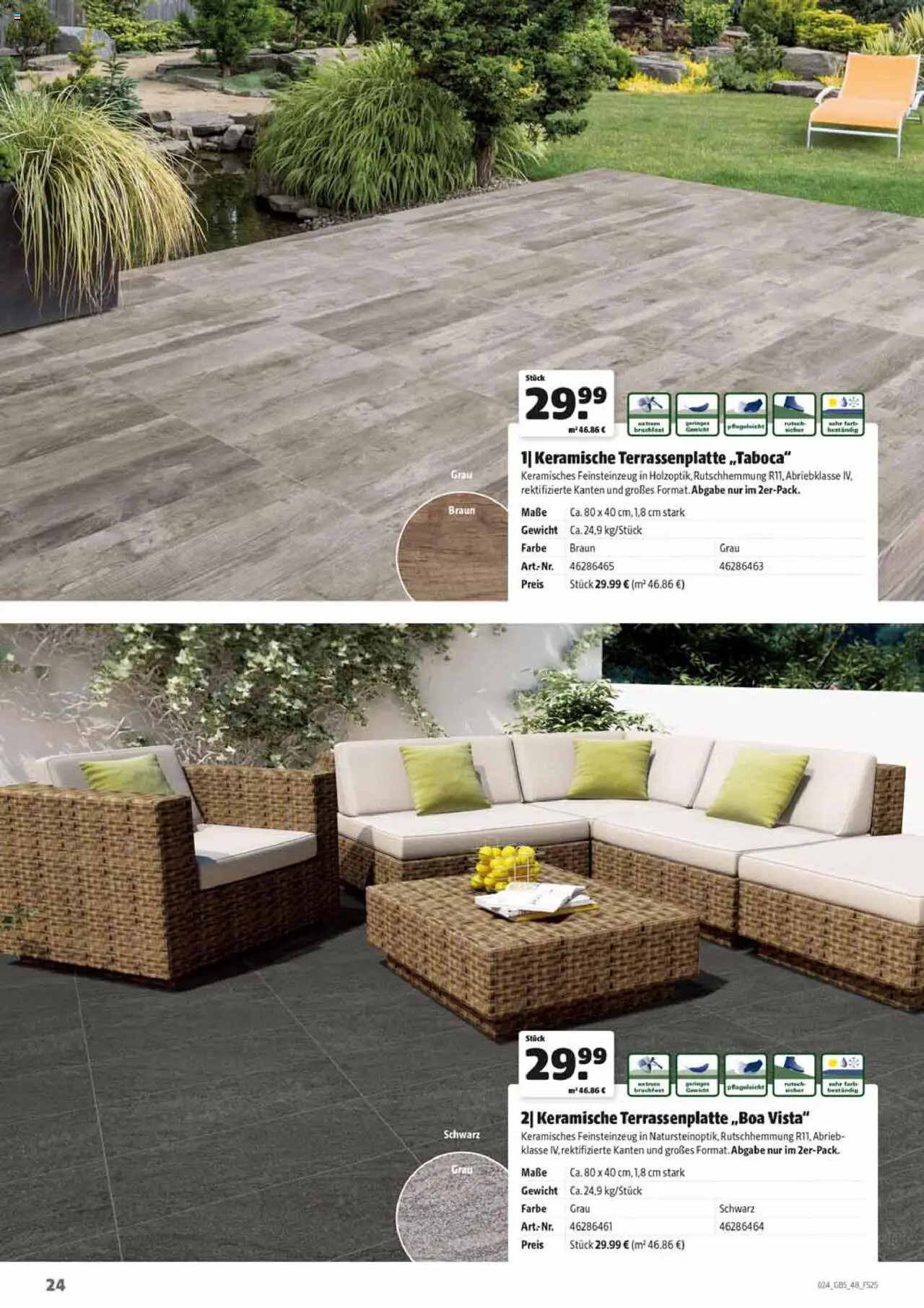 HERKULES Gartenbaustoffe - gültig ab dem 28.07.2025 | Seite: 24 | Produkte: Gewicht, Grat