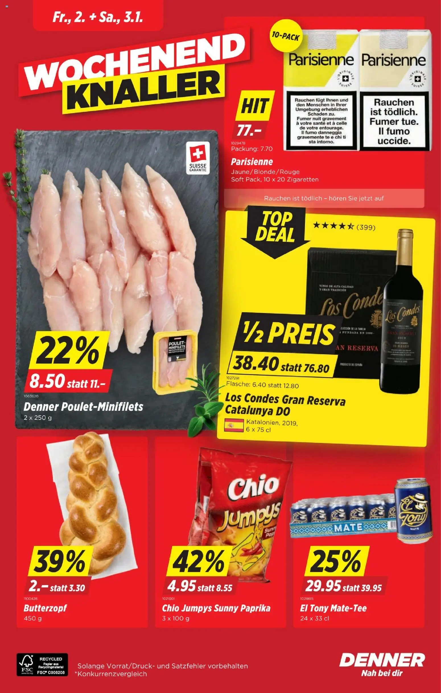 Denner Aktionen – gültig ab 30.12.2025 | Seite: 26 | Produkte: Chips