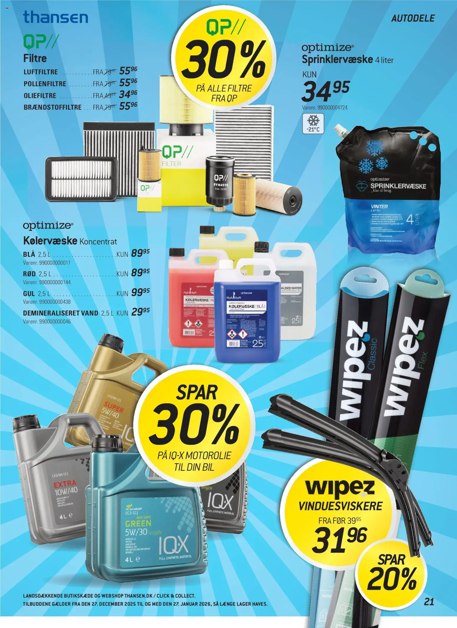Thansen tilbudsavis – gyldig fra 27.12.2025 | Side: 21