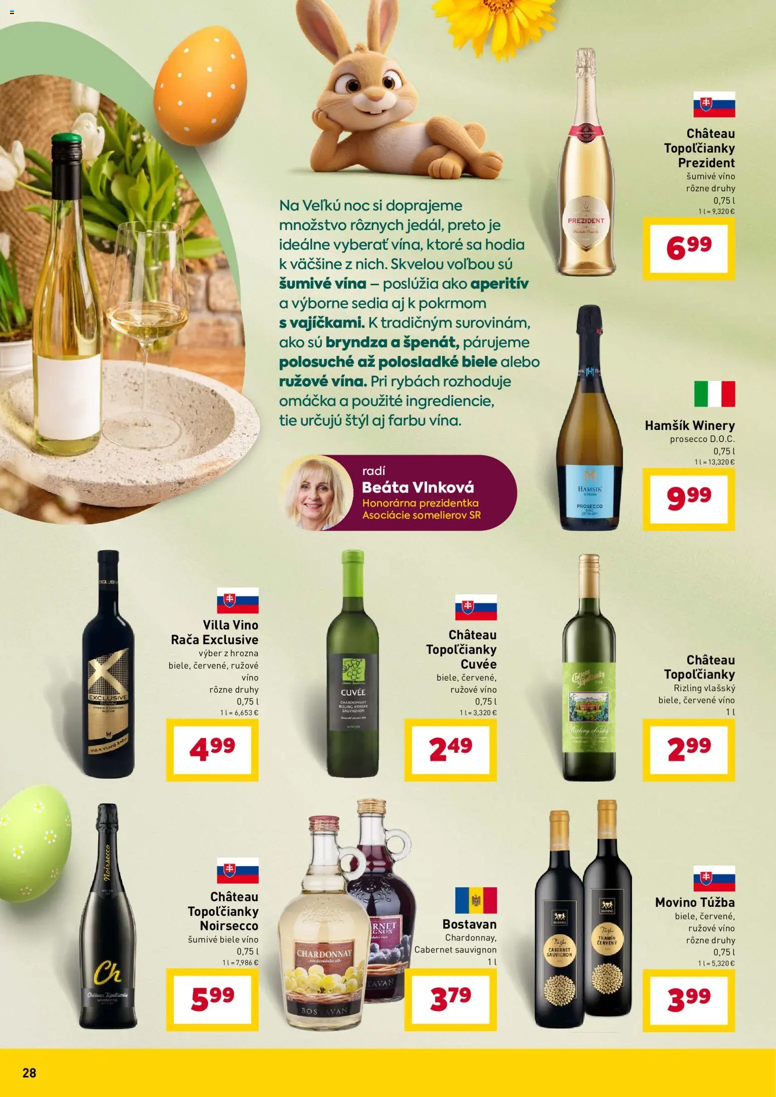Nové Billa akcie – leták je platný od 11.03.2026 | Strana: 28 | Produkty: Bryndza, Rúžové víno, Červené víno, Omáčka