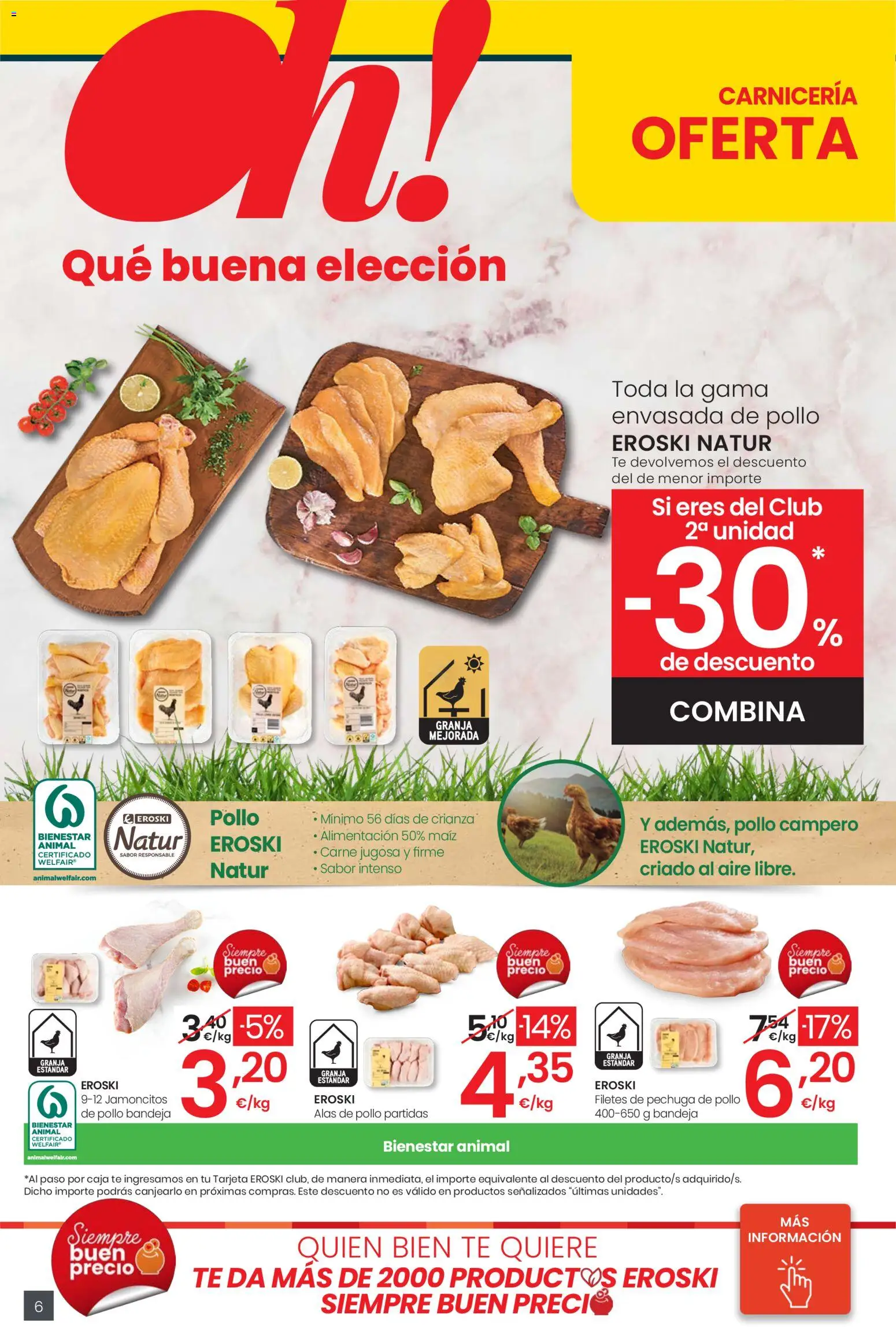 Eroski - Center │ válido desde el 30.10.2025 | Página: 6 | Productos: Δισκέτα, Té, Bandeja, Caja