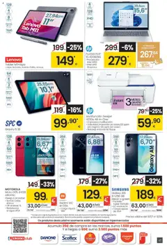 Eroski - Ofertons para conquistarte │ válido desde el 31.07.2025 | Página: 45 | Productos: Tablet, Impresora, Cable, Bandeja