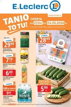 Pogląd oferty "E.Leclerc gazetka - Zielona Góra" - ważna od 27.04.2026