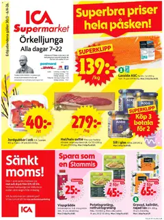 ICA Supermarket - Örkelljunga - Förhandsvisning av reklamblad från butik ICA Supermarket aktuell från 30.03.2026