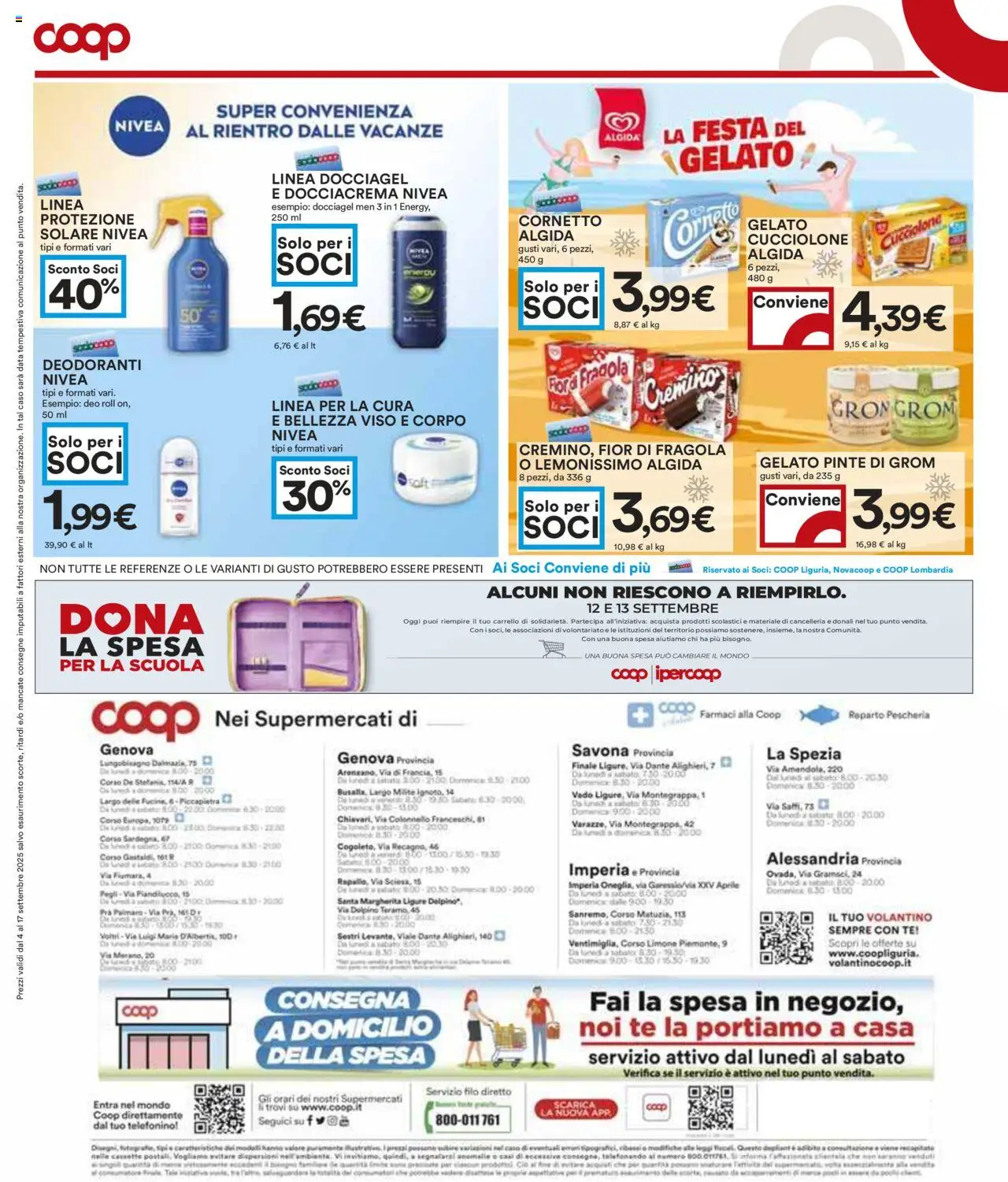 Volantino COOP del 04.09.2025 | Pagina: 15 | Prodotti: Tè, Limone, Carrello, Data