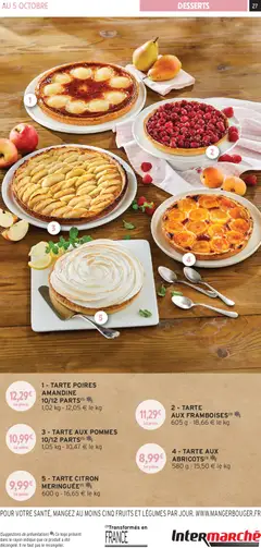 Intermarché - Prévisualisation de 5 - TARTE CITRON MERINGUÉE, Tarte citron meringuée valide à partir de 01.04.2026 | Page: 27
