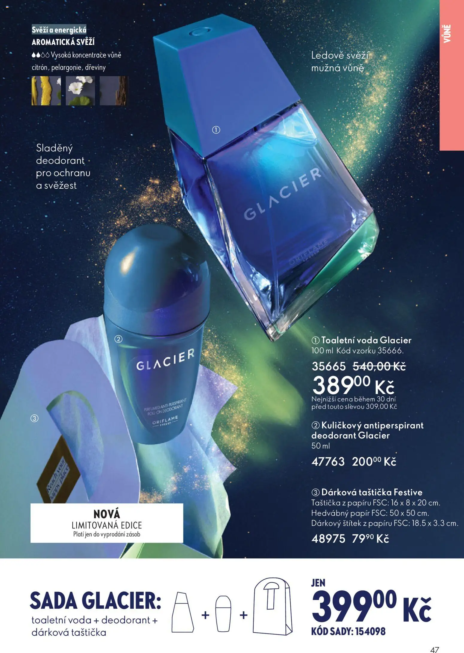 Oriflame Black Friday od 12.11.2025 | Strana: 47 | Produkty: Deodorant, Antiperspirant, Voda, Toaletní voda
