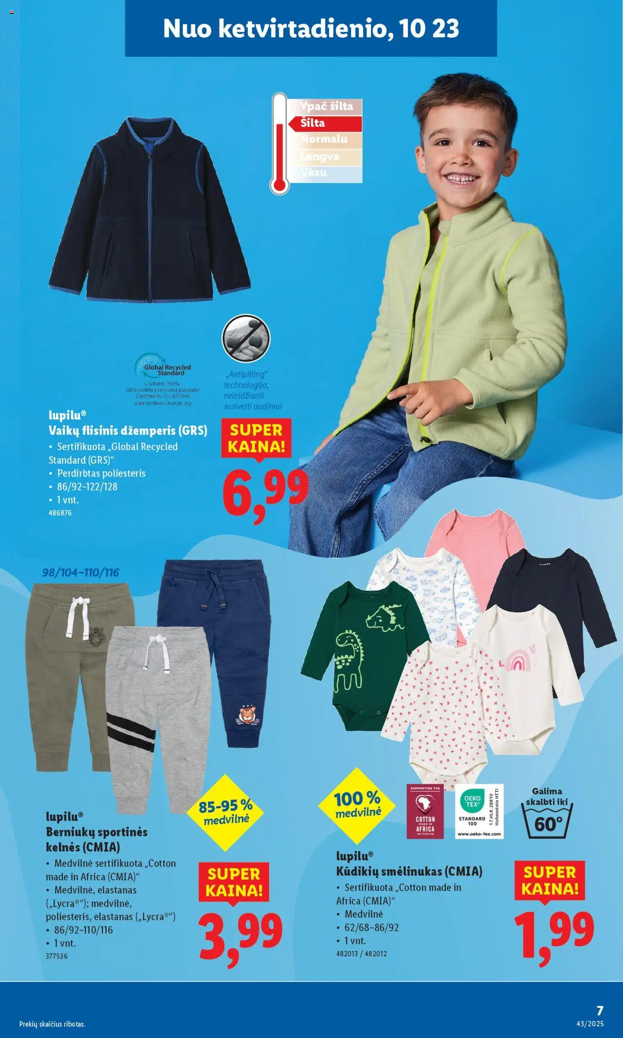 LIDL akcijos nuo 20.10.2025 | Puslapis: 23 | Prekių: Džemperis, Kelnes