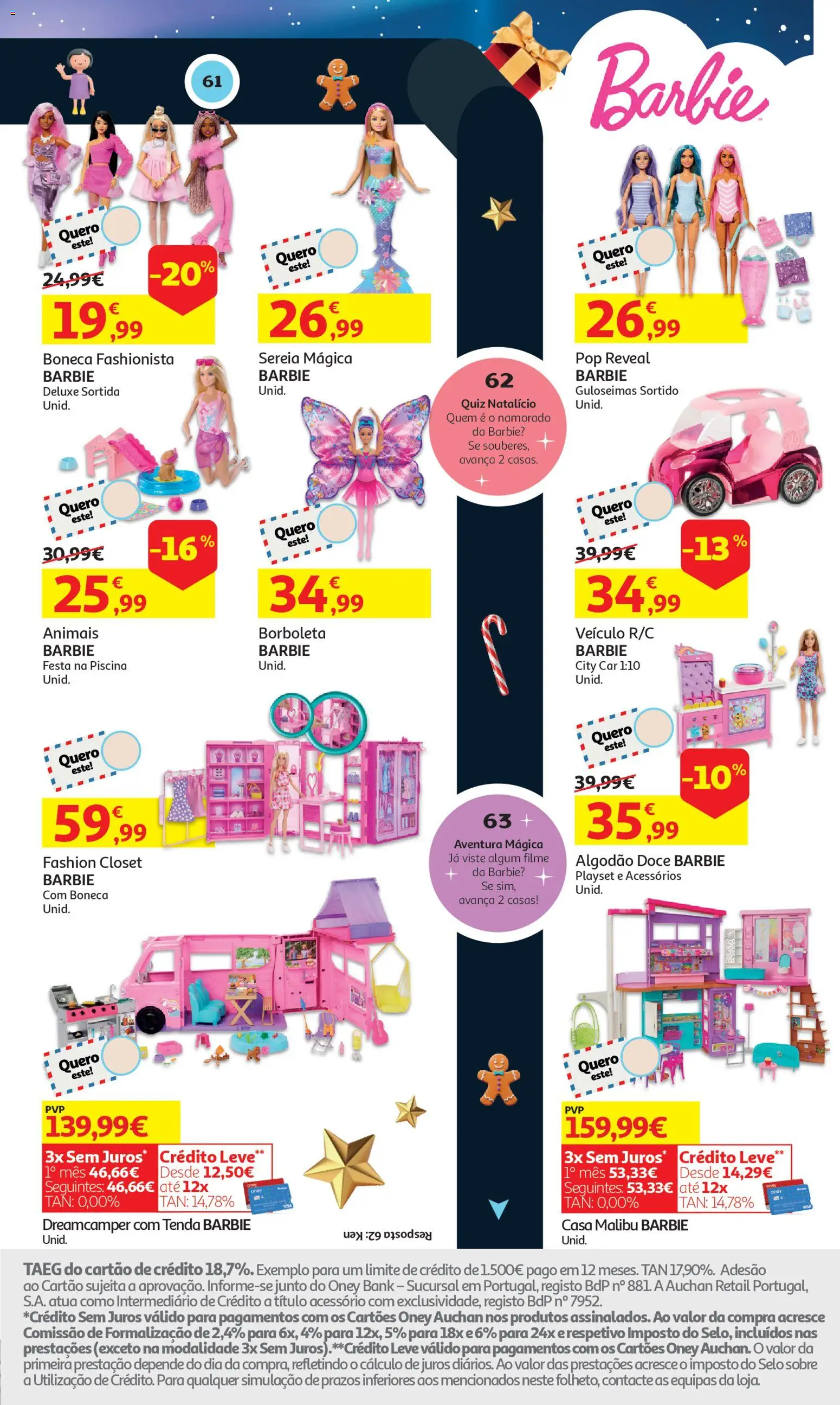 Auchan - A grande fábrica de Natal │ válido de 05.11.2025 | Página: 25 | Produtos: Piscina, Tenda, Algodão