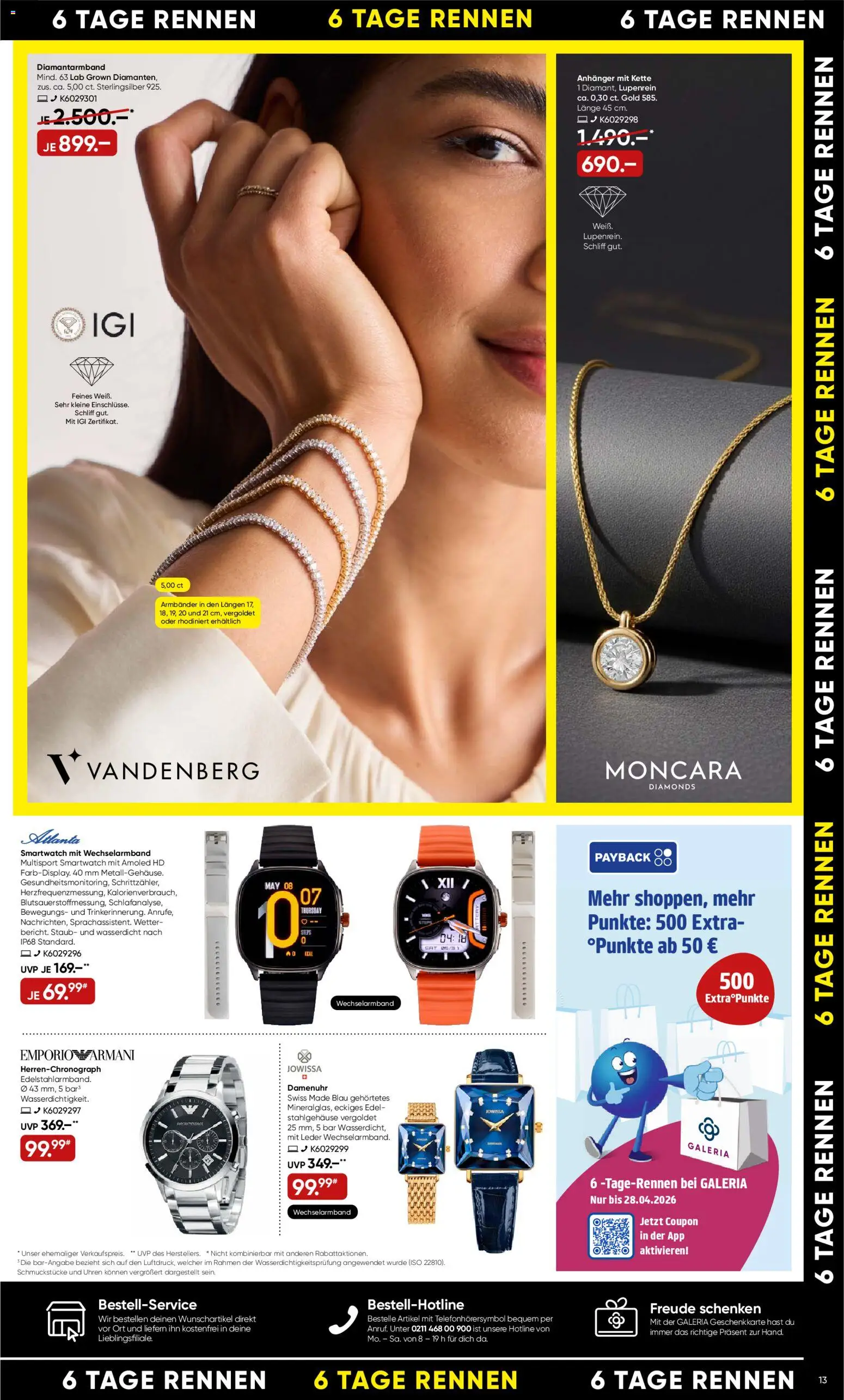 Galeria Karstadt Kaufhof Prospekt 	 – gültig ab 15.04.2026 | Seite: 13 | Produkte: Smartwatch