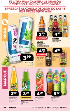 Netto gazetka - Spożywcza od 18.08.2025 | Strona: 22