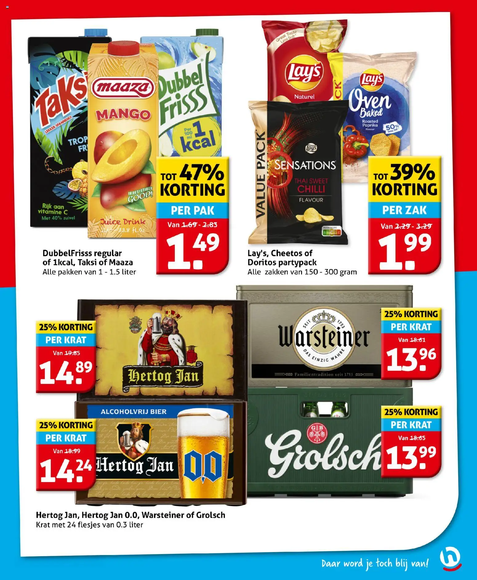 {H1} | Pagina: 25 | Producten: Zuivel, Kész piskótalap, Doritos, Cheetos