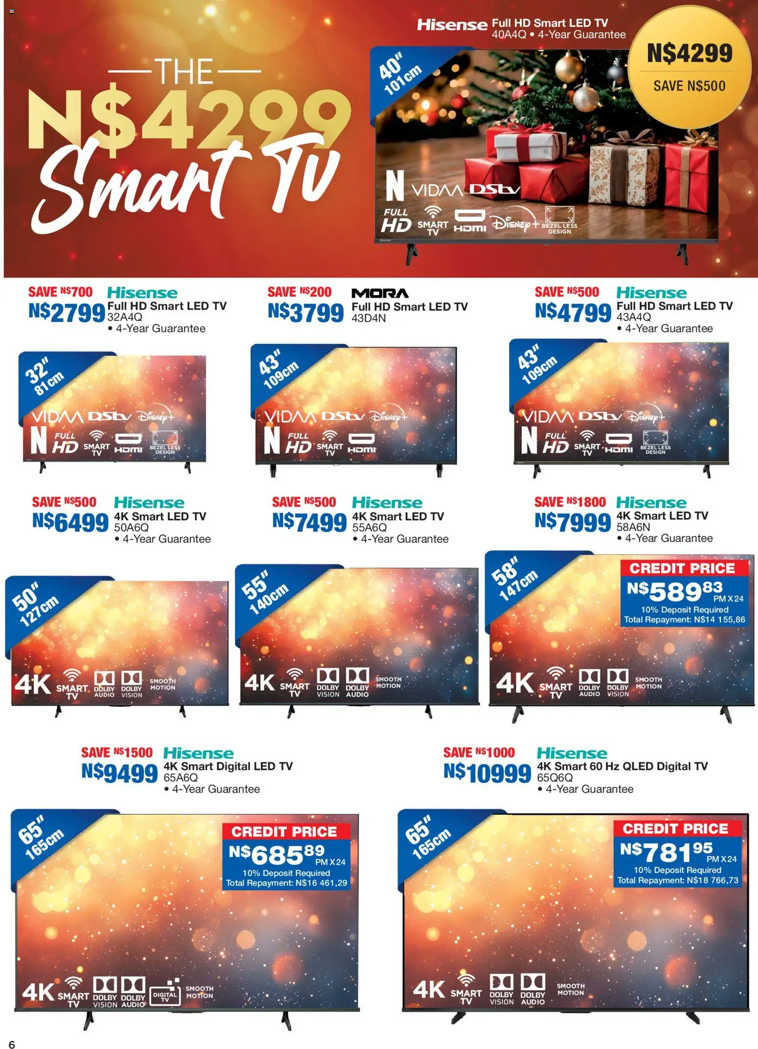 New OK Furniture catalogue – valid from 08.12.2025 | Page: 6 | Products: Audio, TV