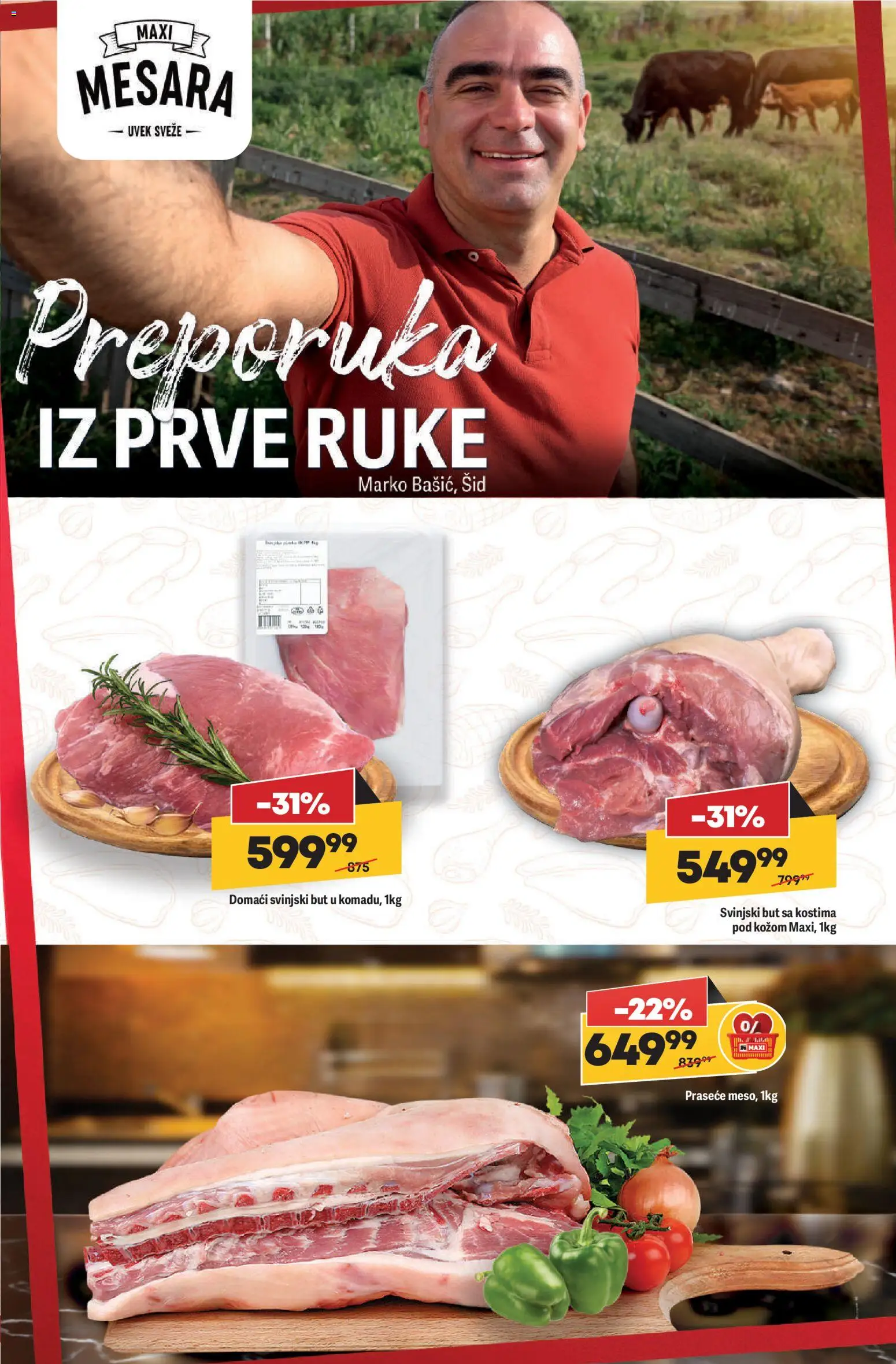 Maxi katalog - važi od 20.11.2025 | Strana: 9 | Proizvode: Svinjski but