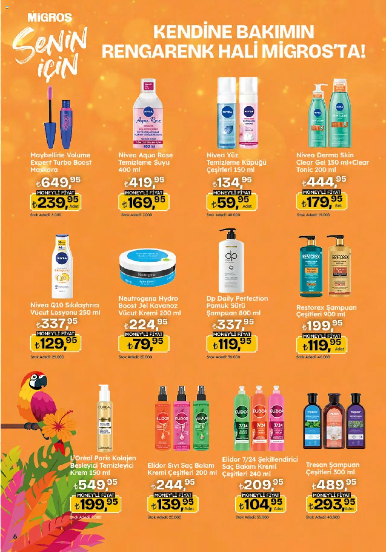 Migros Katalog - 5M Migroskop Dijital - 12.06.2025 tarihinden itibaren geçerlidir | Sayfa: 6 | Ürünler: Halı, Şampuan, Krem, Vücut kremi