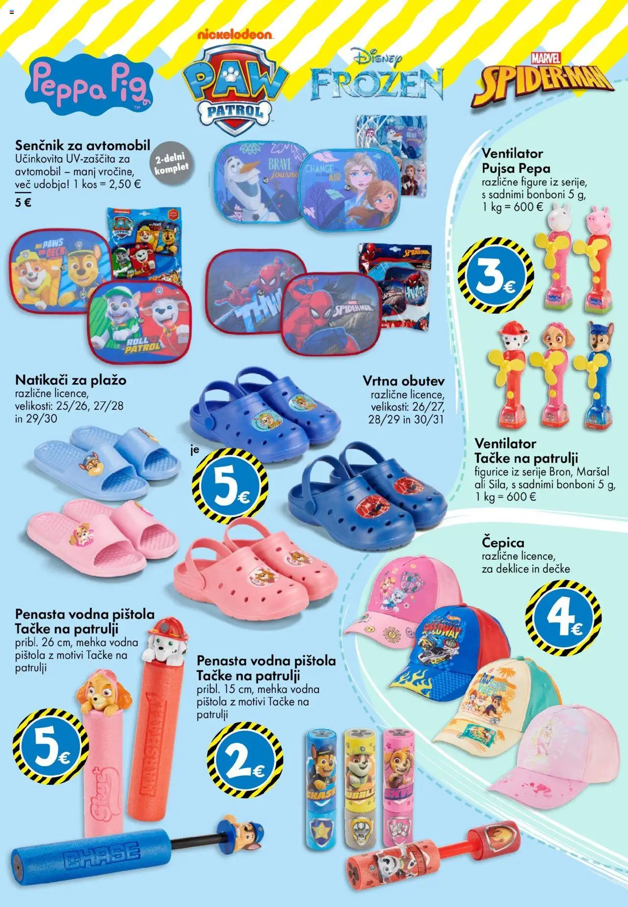 TEDi katalog │ velja od 13.06.2025 | Stran: 11 | Izdelki: Senčnik, Bonboni, Kos, Natikaci