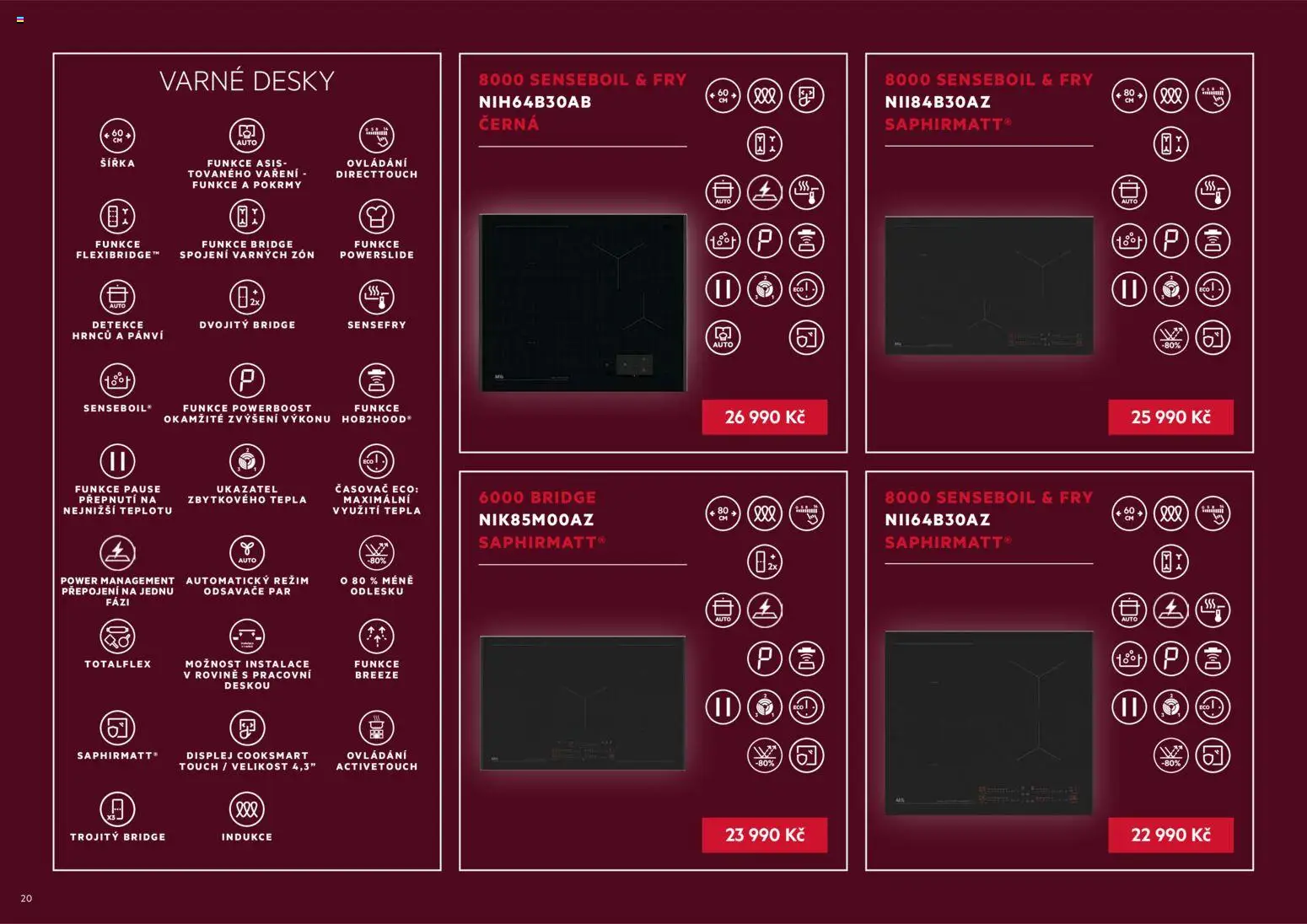 Möbelix leták - AEG od 01.09.2025 | Strana: 20 | Produkty: Časovač, Desky