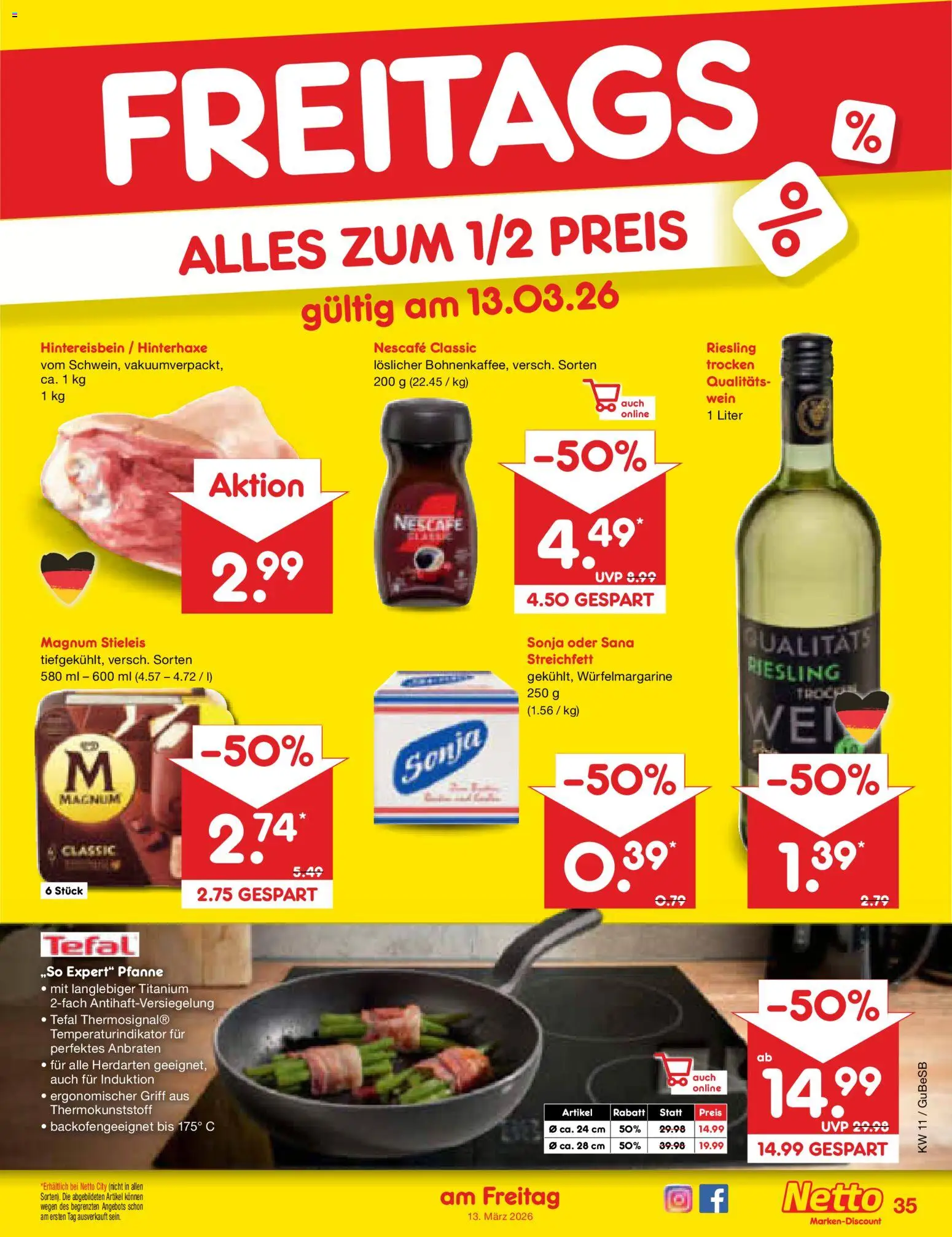 Netto Marken-Discount Prospekt 	 – gültig ab 09.03.2026 | Seite: 55 | Produkte: Nescafe, Nescafe classic, Wein