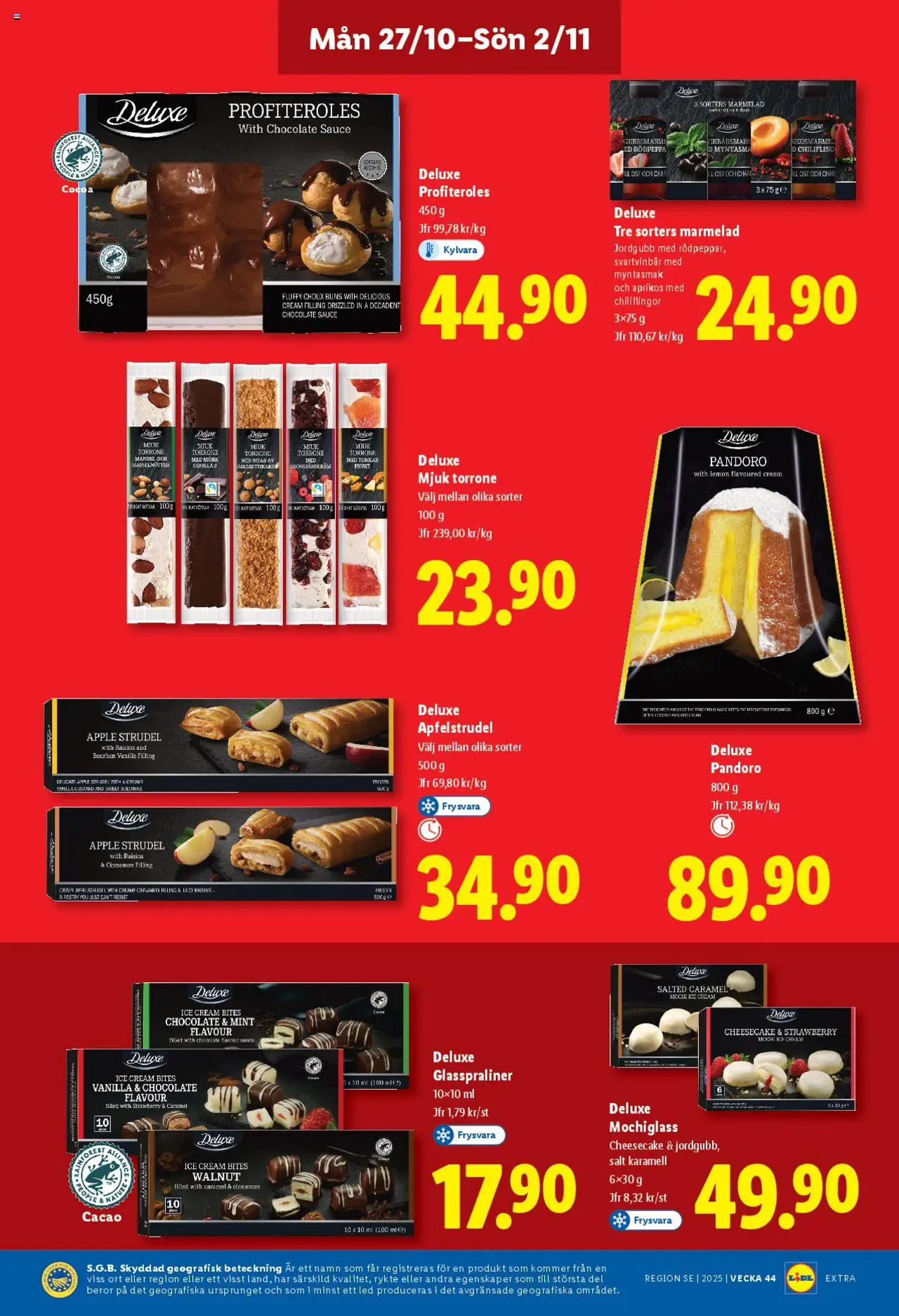 Lidl reklamblad aktuell från 27.10.2025 | Sida: 13 | Produkter: Salt, Choklad, Äpple, Bourbon