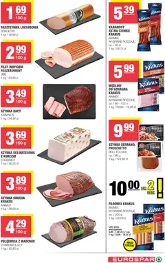 Pogląd oferty "Spar gazetka - Eurospar" - ważna od 04.03.2026 | Strona: 7 | Produkty: Bell, Szynka, Prosciutto, Wędliny